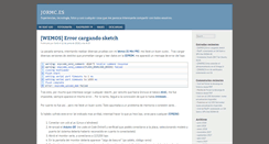 Desktop Screenshot of jormc.es